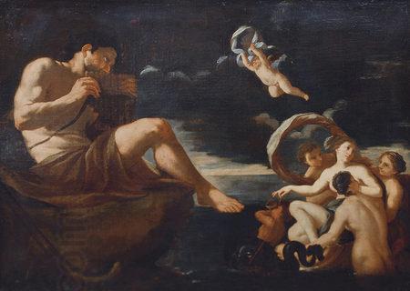Johann Carl Loth Galatea mit ihren Begleiterinnen vor Polyphem China oil painting art